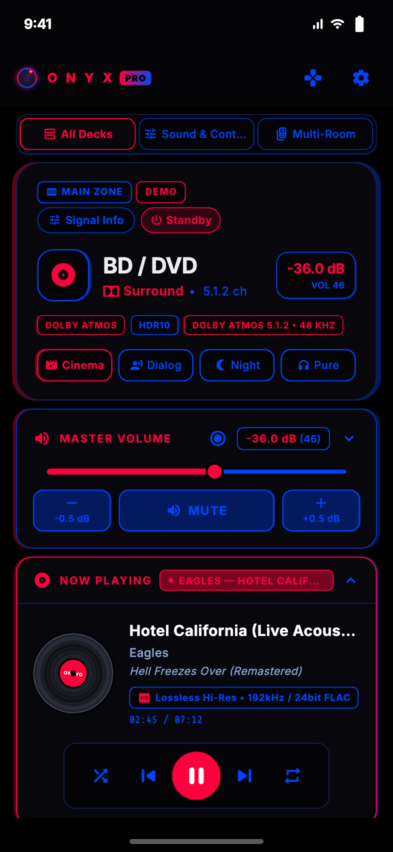 Full Pro Interface Screenshot